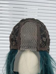 26 Inch 4*1 Lace Navy Blue Synthetic Wig, Long Curly Hair, Suitable For Everyday Wear, Parties, Cosplay, Gothic Style, Halloween, Etc. (Please Pay Attention To Wearing And Maintenance Methods) - Navy Blue - View 7