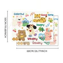 Tấm che nắng cửa sổ xe hơi họa tiết thú cưng dễ thương, kiểu giác hút, hai lớp in kỹ thuật số, có chức năng che nắng và bảo vệ sự riêng tư, thích hợp cho gia đình đi du lịch. - Rèm che nắng - Xem 7