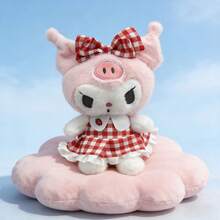 SANRIO 儿童毛绒玩具、睡眠枕、沙发靠垫、生日礼物、圣诞派对礼物、陪伴礼物、适合亲子互动的毛绒玩具 - 紅色 - 查看 11