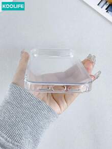 Koolife 透明手机壳，PC+TPU材质，大摄像头开孔，简约设计，防滑防震保护套，兼容苹果12/12 Pro/12 Pro Max/13/13 Pro/13 Pro Max/14/14 Plus/14 Pro/14 Pro Max/15/15 Pro/15 Plus/15 Pro Max/16/16 e/16 Pro/16 Plus/16 Pro Max/17/17 Air/17 Pro/17 Pro Max - 無色 - 查看 5