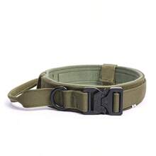 Vòng cổ chiến thuật cho chó, vòng cổ nylon ngoài trời cho chó cỡ trung bình/lớn, dây đeo thắt lưng chiến thuật cho chó huấn luyện quân sự. - Nhiều màu - Xem 14