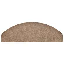 vidaXL Klebematten für Treppen, 5 Stück, Creme, 65 x 21 x 4 cm, Nadelfilz - Beige - Übersicht 6