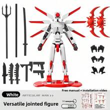 New Joint Figure, Multi-Functional Joint Robot Assembly, Children's Multi-Joint Robot Toy Set, Posable Figure, Inspires Children's Imagination, Play, Stress Relief, Decoration - Birthday Gift - Christmas Gift - Party Gift - Best Gift - Birthday Gift Or Party Favor - Travel Portable Stress Relief Toy - Multicolor - View 5