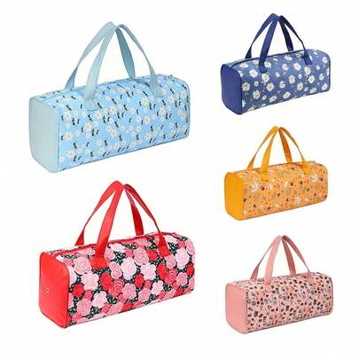 1 túi nhỏ đựng đồ dùng may vá, dụng cụ đan móc, len và kim móc, đồ dùng may mặc, phù hợp cho người đam mê may vá và người mới bắt đầu, quà tặng cho mẹ.