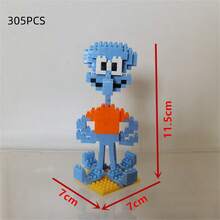 Đồ chơi lắp ráp Gary Plankton dạng khối nhỏ, mô hình lắp ráp DIY, đồ chơi giáo dục, quà tặng sinh nhật, trang trí phòng ngủ, hoạt hình anime, trang trí Halloween, Giáng sinh, đồ trang trí bàn nhỏ dễ thương, quà tặng ngày lễ, quà sinh nhật. - Nhiều màu - Xem 9