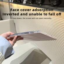 Suitable For Huawei Matepad 11.5S" 2026tablet Protective Case, Magnetic Flat Plate Protective Cover,High Transparency Acrylic Back Panel, Can Be Freely DIY, Compatible With Huawei MatePad SE 11inch 2024(AGS6-W00,AGS6-W10),Stylish And Intelligent Y-Shaped Folding Bracket Cover - Pink - View 6