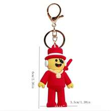 1pc Steal A Brainrot Jandel Keychain, Game Peripheral Brainrot Monster Pendant - Multicolor - View 5