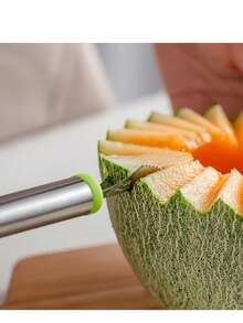 Stainless Steel Fruit Ball Maker Set, Kitchen Tools Fruit Carving Knife Meat Extractor, Household Fruit Tools Ball Maker Device Multi-Function Fruit Spoon - Multicolor - View 10