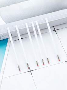 6/10/20 Plastic Tool Pen Replacement Refill, Smooth Writing Ballpoint Pen Replacement Refill, Short Small Replacement Refill, 6.9cm (2.71in) Length, 1.0mm Bullet Plastic Refill. - Sets - View 8