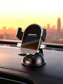 360°旋转车载手机支架 - 吸盘底座，自锁机制，防震设计，多功能旋转导航支架，通用手机支架 - 彩色 - 查看 9