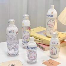 1 chai xịt du lịch trong suốt 50/100ml có thể tái sử dụng, bình xịt phun sương cầm tay, chai đựng kem dưỡng da, lọ đựng mẫu nước hoa (kèm theo sticker tự dán ngẫu nhiên) - Xem 3