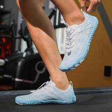 Ombre Ripple Amphibious Water Shoes, Breathable Mesh Quick-Drying, Anti-Slip Durable Outsole, Unisex Outdoor Wading, Rafting, Hiking Shoes - White Moonlight - View 4