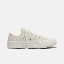Converse 男女通用 Chuck Taylor 70 年代季节款帆布低帮运动鞋 A16989C - 白色 - 查看 2