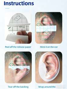 20/50/100pcs Plastic Waterproof Ear Plugs, Swimming Waterproof Ear Plugs, Disposable Waterproof Swimming Shower Ear Covers, Ear Covers, Adult Ear Covers, Waterproof Ear Covers, Swimming Ear Covers, Shower Caps, Hair Dye Caps, Protective Shower Caps - Multicolor - View 2