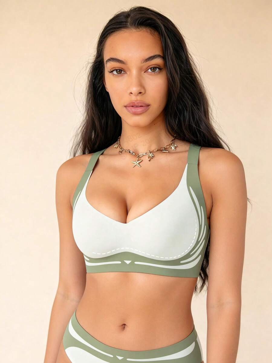 Lilivine Lightweight Supportive Shaping Bra, Soft Support, Seamless & Lightweight, Uplifts & Shapes Bust, Side Support, Suitable For Larger Busts, Elegant & Comfortable