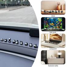 14 quả cầu than mini dễ thương hình yêu tinh đen trang trí nội thất xe hơi, đồ trang trí ngộ nghĩnh cho bảng điều khiển và gương chiếu hậu xe hơi. - Đồ trang trí - Xem 6