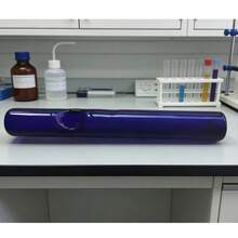 1根18厘米长硼硅酸盐玻璃管，可重复使用的玻璃水烟管 - A - 查看 12