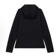 Nike Unisex Tech-Inspired Fleece Zip Hoodie & Jogger Outerwear For Men & Women Hoodi Set Pants - Áo hoodie đen có khóa kéo 2 - Xem 3