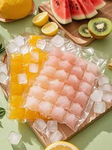 Ice Cube Mold Disposable Ice Bag Summer Ice Maker Filled Water Self Sealing DIY Quick Freezing Ice Making Mold Bag Tools - Multicolor - View 2