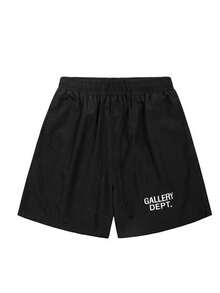 GALLERY Men's Quick Dry Swim Trunks – Lightweight Beach Swim Shorts, Comfortable Summer Swimwear For Men - 黑色 - 查看 5