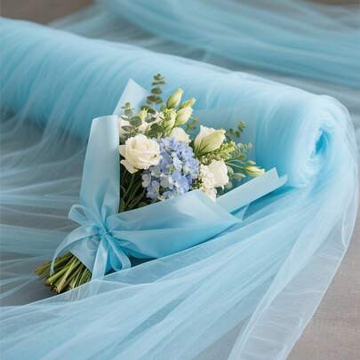 Zarif Açık Mavi Düğün Kemeri Tavan Arka Plan Perde Kumaşı, Şeffaf İnce Perde Düğün Kemeri Arka Plan Ekranı, Partiler ve Etkinlikler İçin Fotoğraf Arka Planı ve Tavan Dekorasyonu Sağlar, Düğün Dekorasyonu, Etkinlik Arka Plan Perdesi, Parti Dekorasyonu İçin Uygundur, Yüksek Kaliteli Drapaj, Hafif Malzeme, Etkinlik Planlayıcısı, Festival Dekoratörü