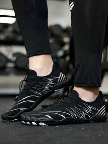 Lightweight Quick-Dry Five-Toe Barefoot Beach/Hiking/Climbing/Surfing/Fishing Shoes, Unisex - Black - View 16