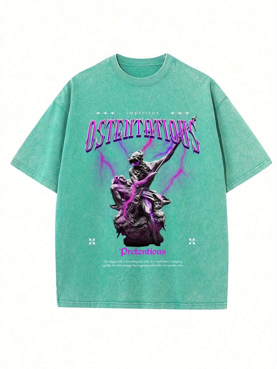 2026OSTENTATOPUSMeExtra-Large Solid Color Cotton Drop-ShoulderTMen's Vintage Streetwear Basic ShirtTLoose-Fitting Hip-Hop Unisex Top With Acid WashTShirt, High-QualityWaxPrintedCottonRetroFashionBrandT-Shirt,Men'sT-Shirt,BeachMust-HaveMen'sSummerT-Shirt,HolidayGift,PerfectGift,Easter,Graphictshirts,100percentcotton,Graphicteesmen,Summerclothes - 綠寶石 - 查看 1