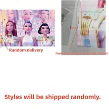 1件 K-Pop 女巫组合庆祝背景布，派对拍照背景 [随机款式] - 彩色 - 查看 5