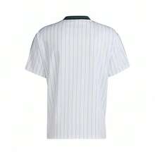 adidas originals Logo條紋套頭圓領短袖T卹 男女同款 - 白色 - 查看 5