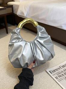 新款时尚女士手提包，单肩斜挎包，手拿包，腋下小方包，通勤休闲学生日常轻便耐用时尚百搭小众包 - 彩色 - 查看 7