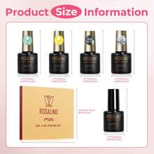 ROSALIND 24 Pcs Gel Nail Polish Set 20 Vibrant Colors Gel Polish With Base Coat And Top Coat Gel(Matt+Glitter) Yellow Orange Nude Pink Purple White Nail Polish Gel Kit Gifts For Manicure Lovers - 彩色 - 查看 8
