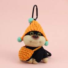 Sombrero corto naranja + mochila