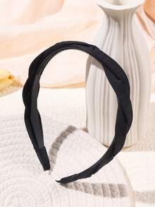 1pc Women's Elegant, Fresh Criss-Cross Headband, Suitable For Daily Wear, Washing Face, Makeup - 彩色 - 查看 12