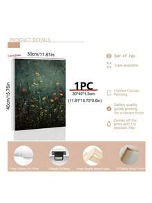 Tranh treo tường cánh đồng hoa dại, tranh phong cảnh thực vật cổ điển, trang trí hoa, tranh canvas phong cách trang trại hiện đại, tranh in trên vải hình cánh đồng hoa, món quà lý tưởng cho bạn bè, tranh trang trí phòng ngủ, trang trí phòng khách, trang trí văn phòng, trang trí nhà bếp, trang trí phòng tắm, tranh treo tường, trang trí nhà cửa, trang trí phòng, tranh canvas treo tường, áp phích, tranh treo tường có khung, khung tùy chọn. - A - Xem 6