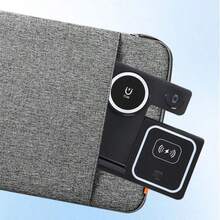 SZYSGSD 15W磁吸式快速无线充电支架，三合一可折叠充电站，兼容 16、15、14、13、12、11， 9、8、7、6、5，USB电源适配器 - XY13白色 - 查看 8