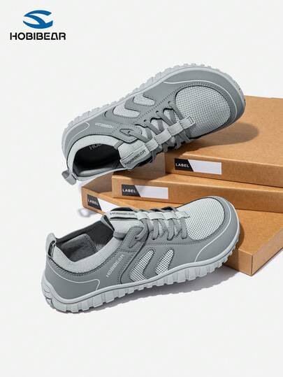 HOBIBEAR Men's Fashion Sneakers, Soft & Breathable Wide Toe, Slip-On Design, Suitable For Gym, Commuting, Driving, Spring/Summer