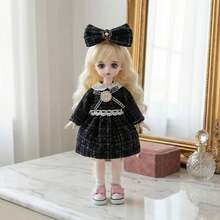 新款6英寸BJD娃娃服装，30厘米娃娃洛丽塔连衣裙套装，女孩娃娃公主装 - 彩色 - 查看 4