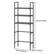 LÈRFM 3 Tier Bathroom Storage Shelf Free Standing Toilet Floor Standing - White - View 3