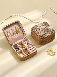 Three-Layer Jewelry Box, Wooden Jewelry Storage Box, Acrylic Jewelry Storage Box, Vintage Style Jewelry Storage Box, Drawer-Style Jewelry Box, Cosmetic Storage Box, Jewelry Storage Display Organizer For Displaying Rings, Earrings, Necklaces, Bracelets, Mother's Day Gift, Wedding Bridesmaid Gift, Birthday Gift, Friend And Teacher Gift, Ideal Gift For Women - 彩色 - 查看 14