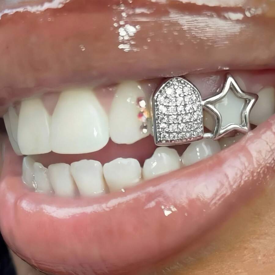 女士牙齿饰品 - 彩色 - 查看 1