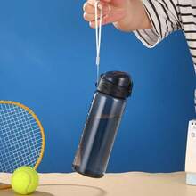 1 pièce Bouteille d'eau de sport étanche 780 ml, indispensable pour la rentrée scolaire - Restez hydraté toute la journée, énergique, parfait pour le yoga d'été, les sports, réutilisable, avec marqueur de temps, inspirant, bouteille d'eau de fitness, mug de voyage, bouteille d'eau en plastique portable, ustensile de boisson, cadeau parfait pour Halloween et Noël pour les adultes et les étudiants - Multicolore - Voir 10