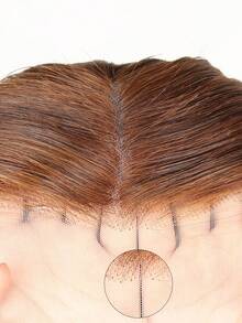 Chocolate Brown Lace Front Bob Wig Human Blended Hair 13x4 Transparent Lace Full Frontal Bob Wigs, Short , 4# Dark Brown Bob Wigs, Pre Plucked Hairline, 180% Density, 8-16 Inch(Blended Wigs-A Mix Of Human Blended Hair And Synthetic)Wigs Human Blended Hair/Women's Human Blended Hair Wig/Human Blended Hair Lace Front Wigs/Wigs Glueless/Bleached Knots/Pre Plucked/Lace Wig/Upgrade Your Look/Confidence Boost/Perfect Gift - S4 - View 9