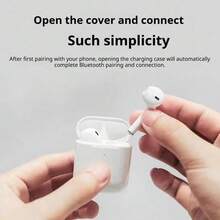 REMAX The PB-BT260 Wireless Bluetooth Earbuds Feature A Stable Bluetooth Connection, Type-C Charging, Long Battery Life, And A Lightweight Semi-In-Ear Design For Easy Portability. Available In White. - View 5