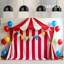 1件装背景布，适用于嘉年华主题派对、马戏团主题活动、嘉年华派对礼品摄影背景、马戏团主题横幅、嘉年华主题庆祝活动装饰 - 多色 - 查看 5
