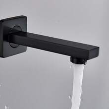 LED Shower Faucet Set, Shower System With High Pressure 8-Inch Rainfall Shower Head And Handheld Spray, Bathroom Luxury Rainfall Mixer Shower Complete Combination Set - Matte Black - View 3