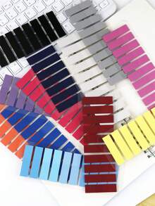 12-Color PET Candy-Colored Translucent Notes Mislabeled Index Post Student Office Special Note Post - one-size - View 6