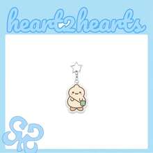 Hearts2Hearts Cartoon Plush Acrylic Keychain, Bag Charm Accessory, Celebrity Inspired - Multicolor - View 10