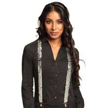 1 Set Men's Sequin Bow Tie, Necktie And Suspender 3 PiecesAccessory Suit - Multicolor - View 3