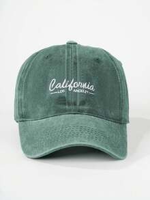 1pc Embroidered "CALIFORNIA" Adjustable Baseball Cap, Outdoor Sun Protection Casual Hat Suitable For Spring/Autumn Travel, Beach, Vacation, Boy, Y2K Style - Baseball Cap - View 12