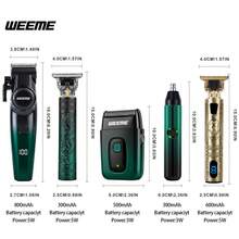 WEEME 4-In-1 Professional Men's Grooming Kit - Electric Shaver, Beard Trimmer, Nose Hair Trimmer, USB Rechargeable, Powerful & Precise Cutting - Multicolor - View 4